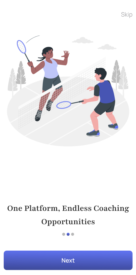 Messaging and booking mockup